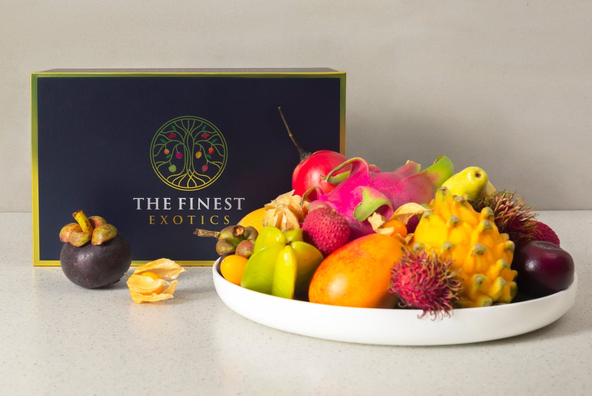Small Exotic Fruit Variety Box and Bowl