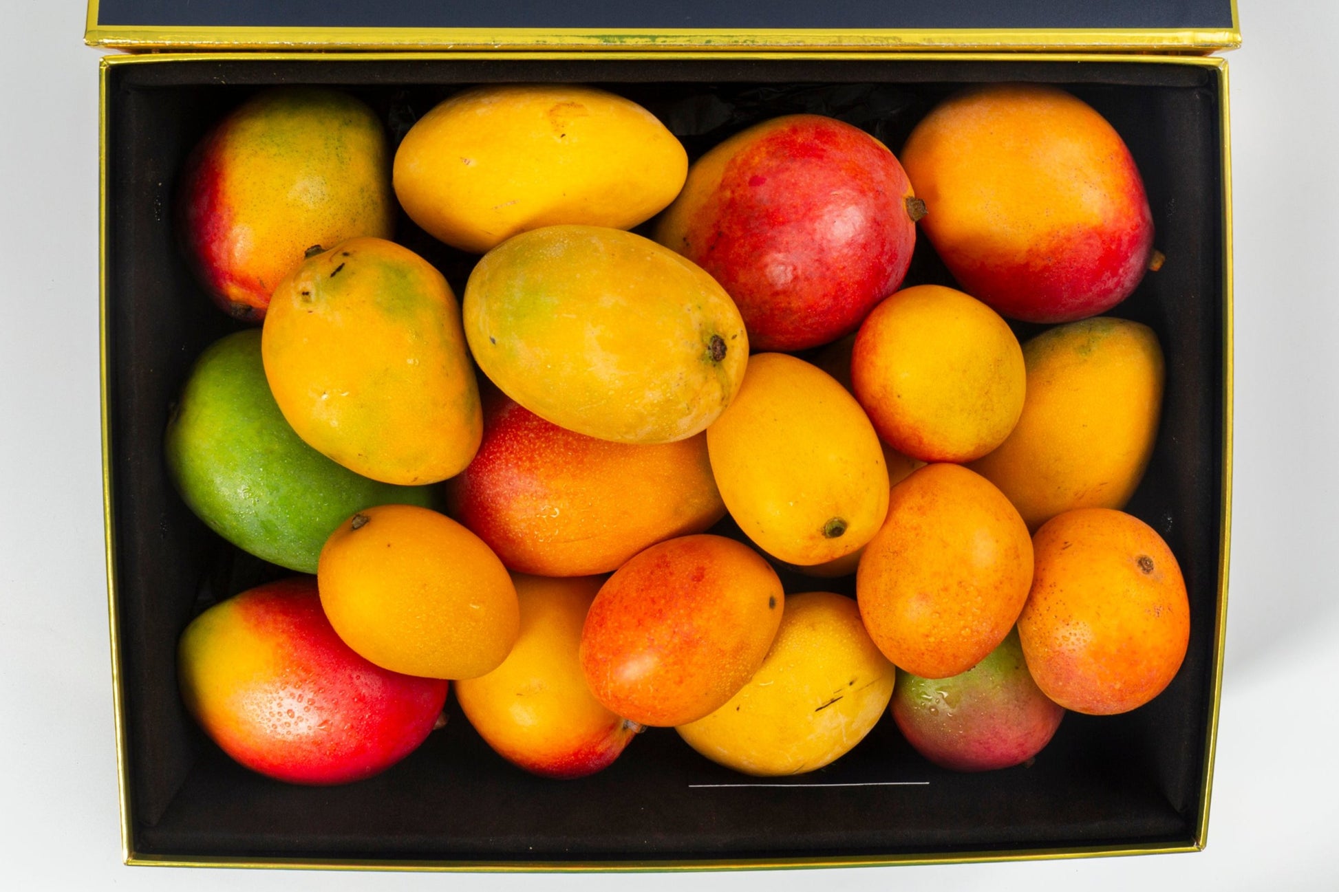 Mango Selection Exotic Fruit Box Open